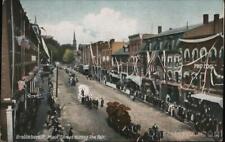 Brattleboro,VT Main Street during the fair Windham County Vermont Geo. E. Fox picture