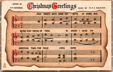 Christmas Music Burnside Salmond Embossed German Tuck 1826 1909 postcard IP12 picture