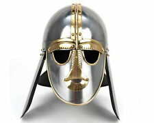 Sutton hoo helmet Medieval Anglo saxon helm Knight Armour picture