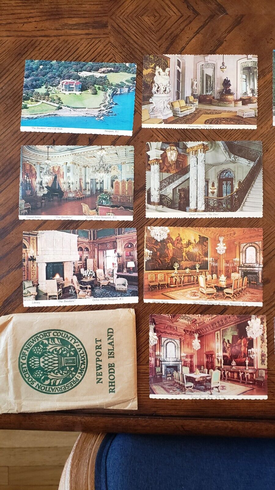 POSTCARDS - NEWPORT RI 14 postcards of the Newport mansions