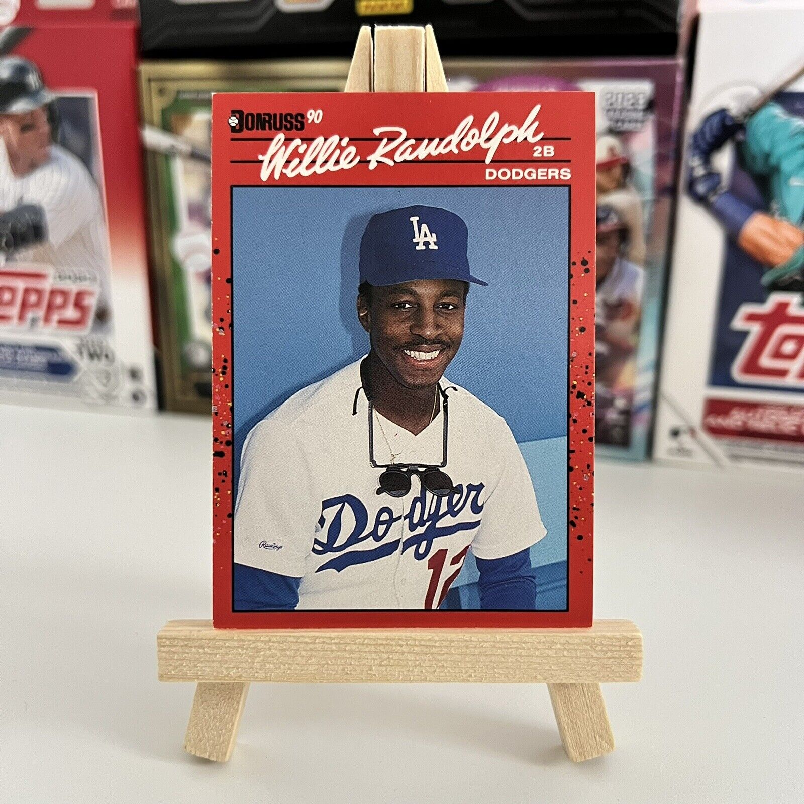1990 Willie Randolph Donruss #250 Los Angeles Dodgers