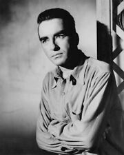 Montgomery Clift late 1950's studio portrait in casual shirt 8x10 real photo picture
