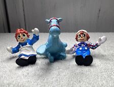 Vintage 1988 MacMillan Raggedy Ann & Andy with Blue Camel Figures PVC picture