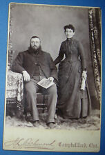 CABINET PHOTO OF MR. & MRS. MARTIN BY RICHMOND FROM CAMPBELLFORD ONTARIO CANADA picture