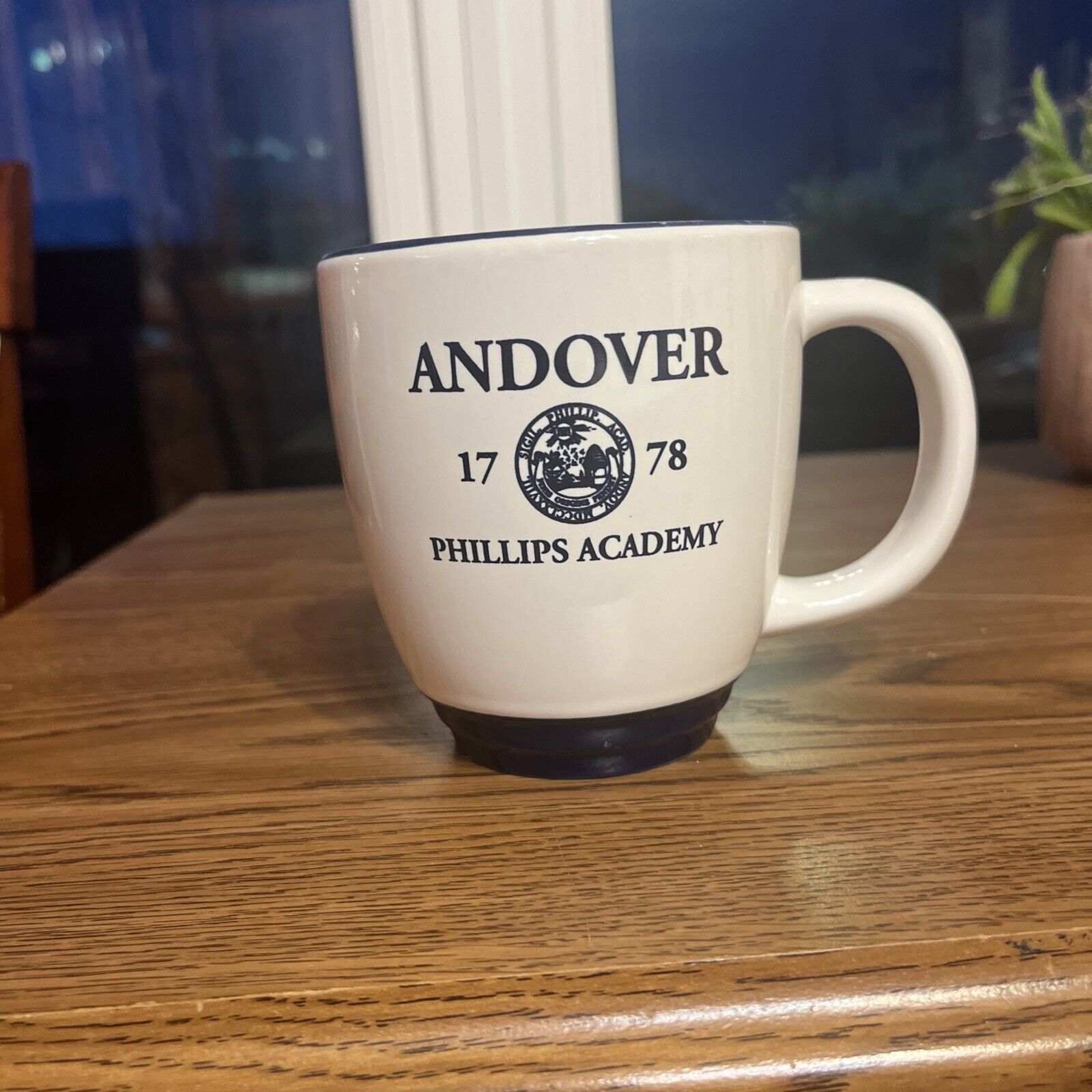 Andover Phillips Academy Mug 1778 With Blue Band