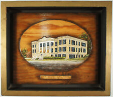 ATHENS TEXAS ▸Old High School▸Wood Artwork Painting▸Limited Edition 10/99▸Gorman picture