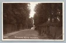 Parsons Road HENDON England RPPC Barnet London Antique Real Photo Postcard 1913 picture
