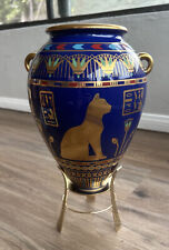The Golden Vase of Bast -Porcelain with 24KT. Gold Trim -by Franklin Mint picture