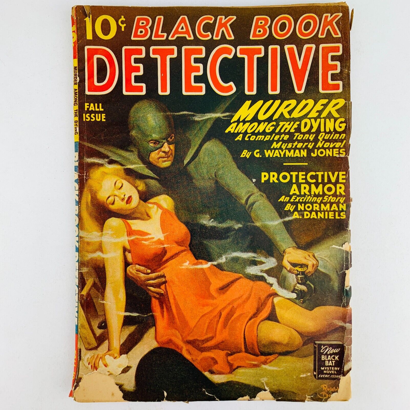 RARE  BLACK BOOK DETECTIVE - 1945 FALL Vol.20 No.2 - Murder Among The Dying 