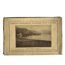 Antique Historical Pageant Program July 4 1921 Barton VT 125th Town Anniversary picture