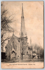 First Methodist Episcopal Church Goshen Indiana Postcard Undivided picture