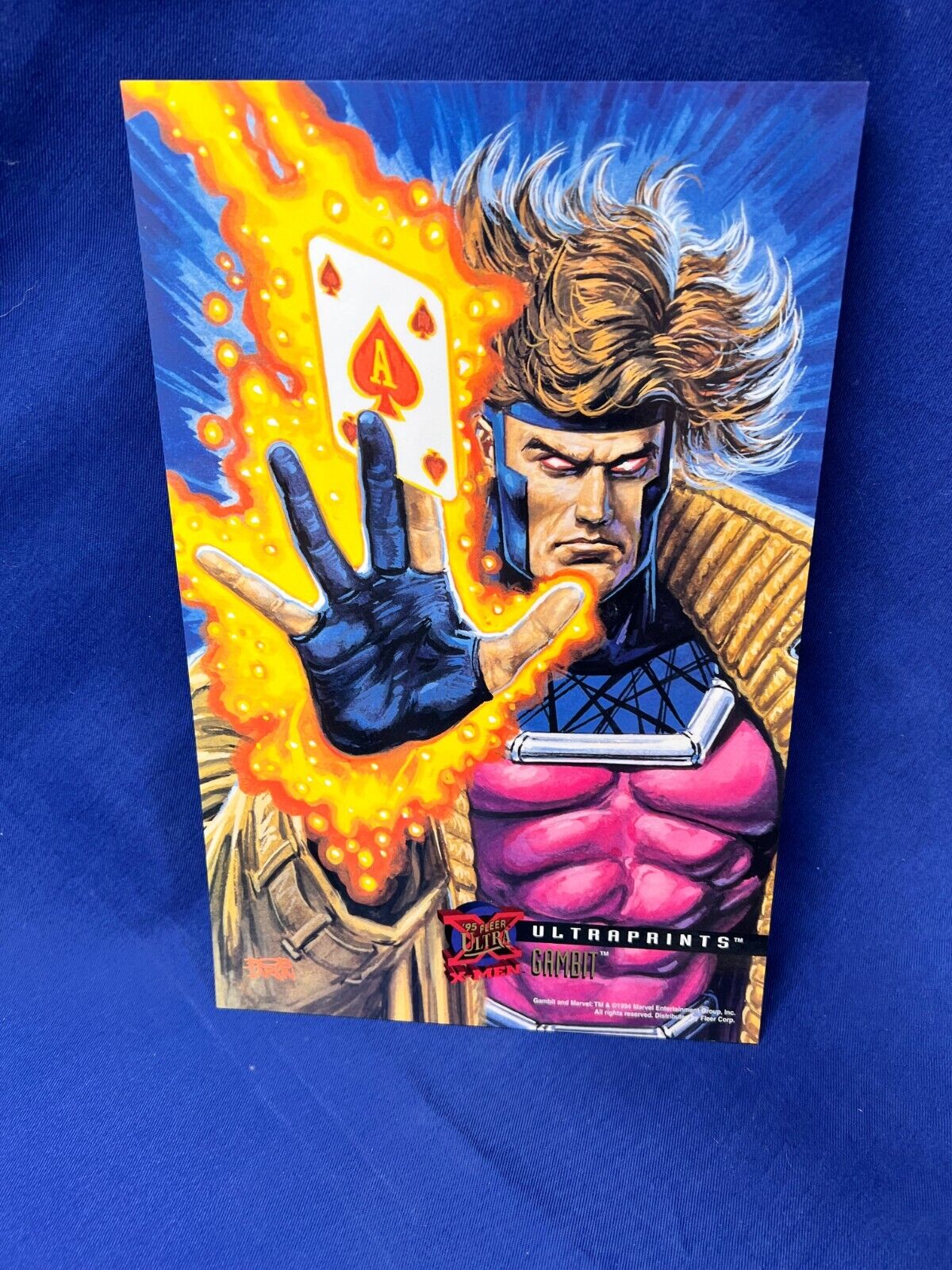 Bob Larkin Art Print ~Gambit 95 Fleer X-men  (Marvel Comics/X-Men)