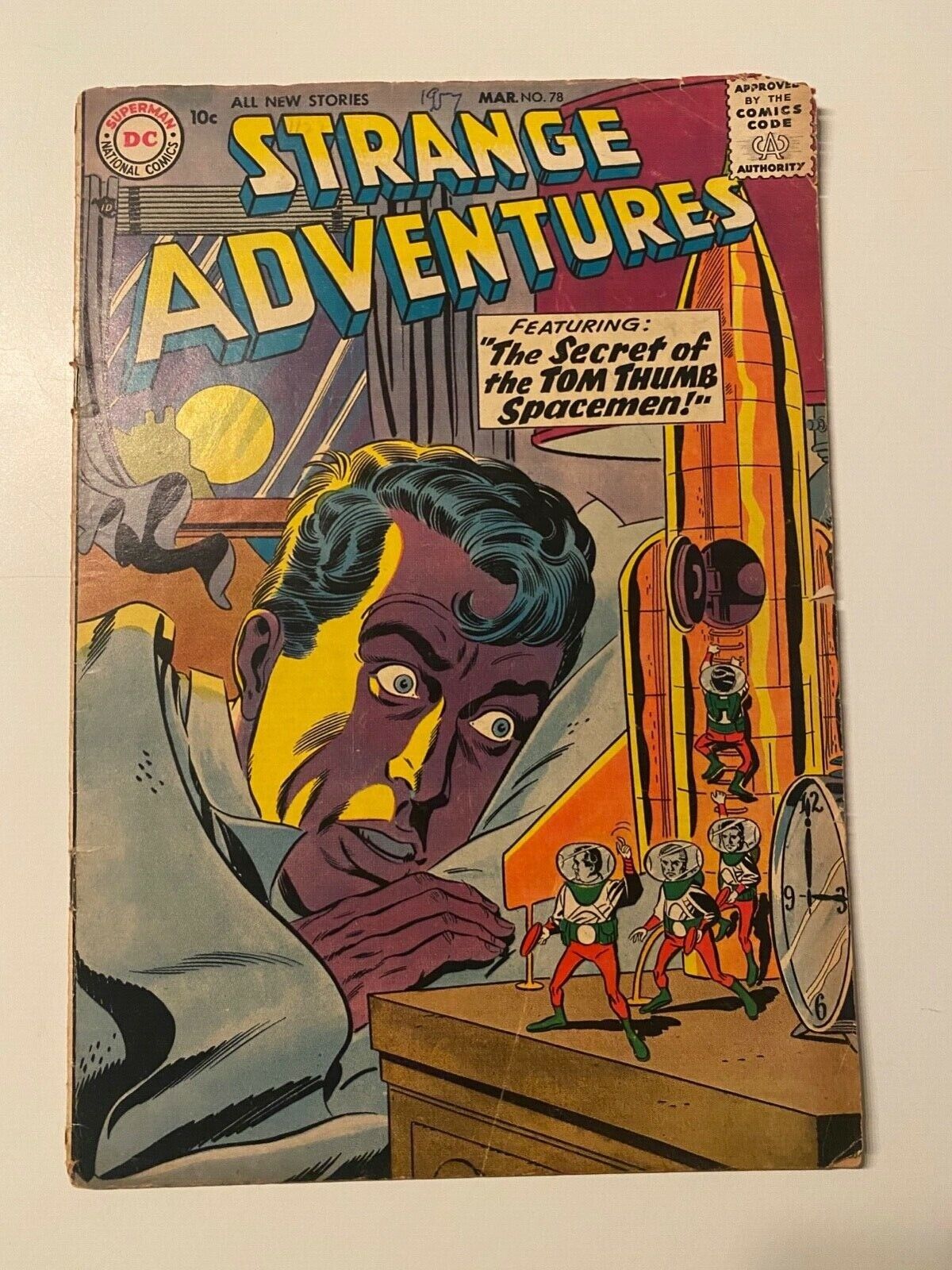 STRANGE ADVENTURES #78-DC COMICS-1957