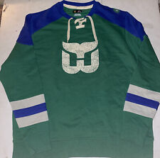Hartford Whalers Majestic Sports Mens NHL Hockey Retro Sweatshirt NEW XL picture