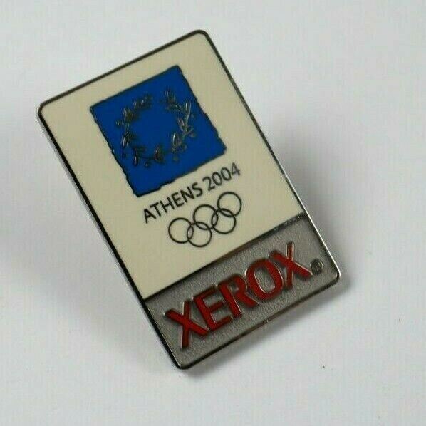 Vintage 2004 Xerox Original Olympic Lapel pin Athens Sports Greece Hat Pin