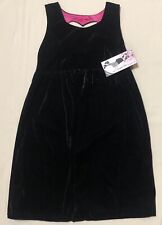 New Disney Skylar Lewis Dress Girls Size Large L Black Velvet Collection picture