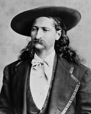 Old West Hero WILD BILL HICKOK Glossy 8x10 Photo Lawman Print Poster picture
