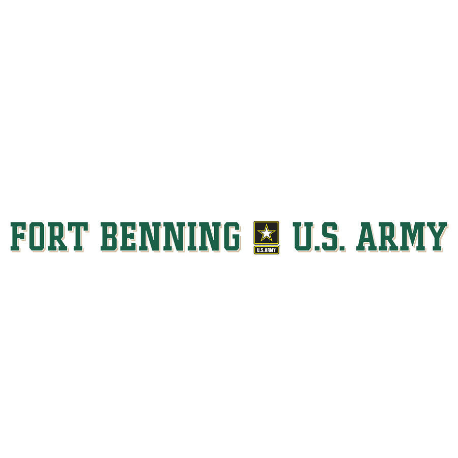 Fort Benning Army Back Window Decal
