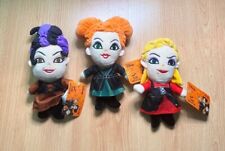 Disney Hocus Pocus Winifred Mary Sarah Sanderson Sisters 8 inch Plush Dolls picture