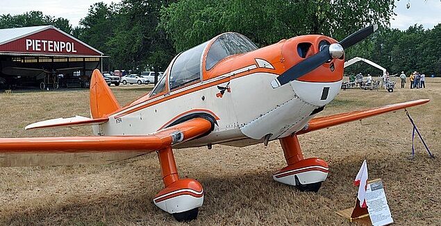 Namu II Bowers USA Recreational Airplane Wood Model Replica Large 