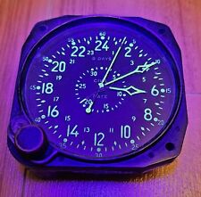 Waltham 8 Day Aircraft Clock WWII CDIA Works For A Few Secoonds Needs Maint. picture