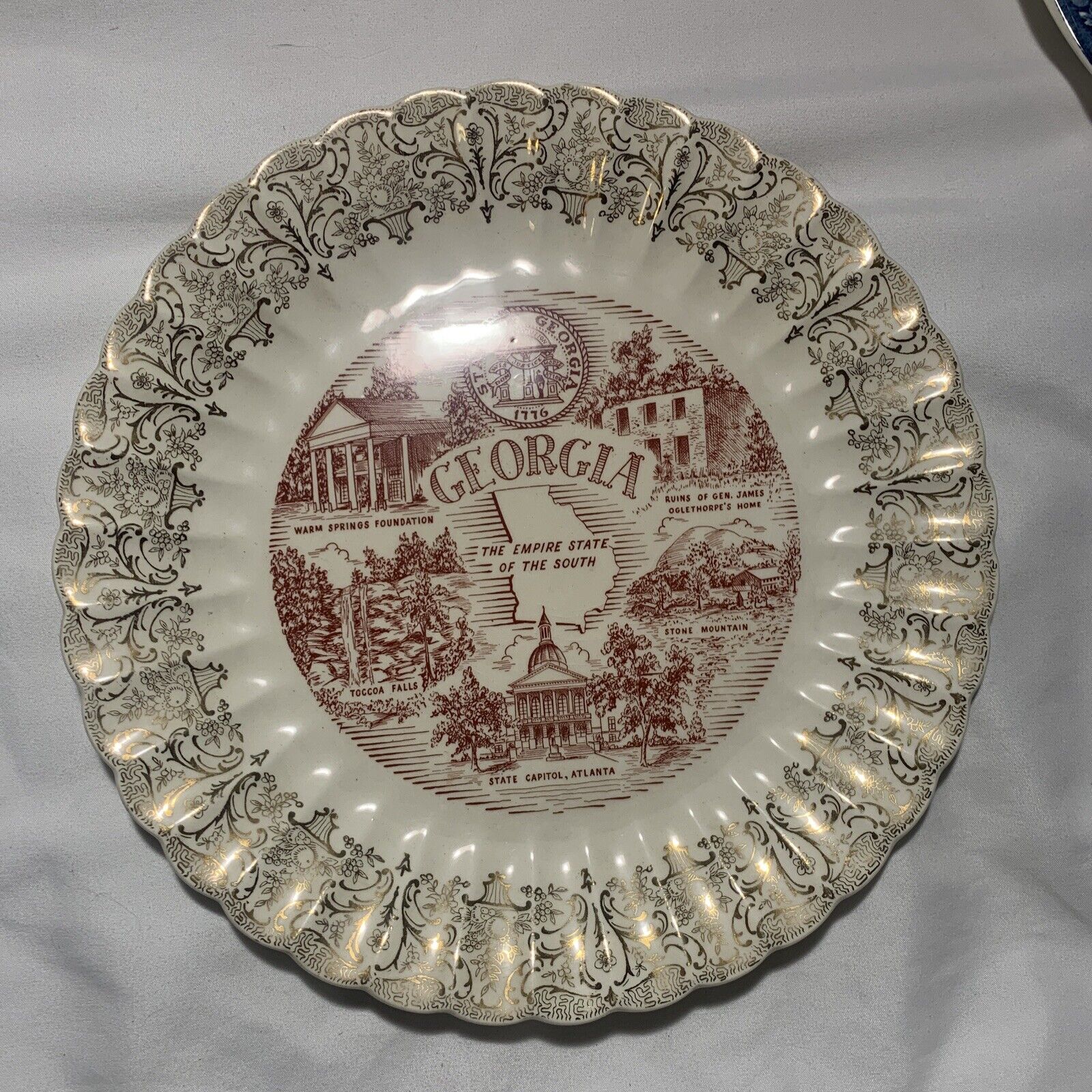 Georgia souvenir plate 10”