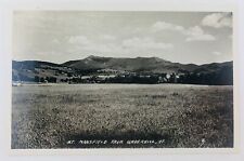 Vintage Underhill Vermont VT RPPC Mt. Mansfield From Underhill Postcard picture