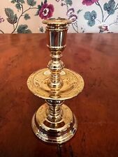 Vintage Baldwin Brass Shelburne Collection Round Taper Candlestick 4 3/4