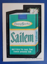 73 WACKY PACKAGES SERIES 2 WHITE BACK SAILEM CIGARETTES  @@ RED LUDLOW @@ picture