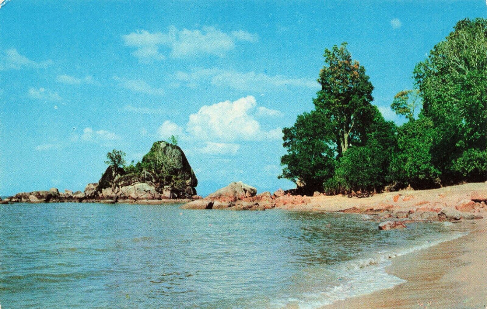 Lovers Isle, Batu Ferringhi, Penang, Malaysia Vintage Chrome PC