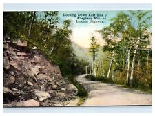 Turnpike, PA Postcard - EAST SIDE OF ALLEGHENY MTS ON LINCOLN HIGHWAY picture