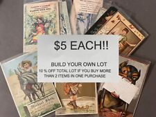 VICTORIAN TRADE CARD CHOOSE YOUR OWN LOT $5 EACH 10% OFF 2 0R MORE shipping $3 picture
