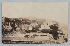 Riviera from Sandgate Castle RPPC Folkestone England REAL PHOTO Antique KENT picture