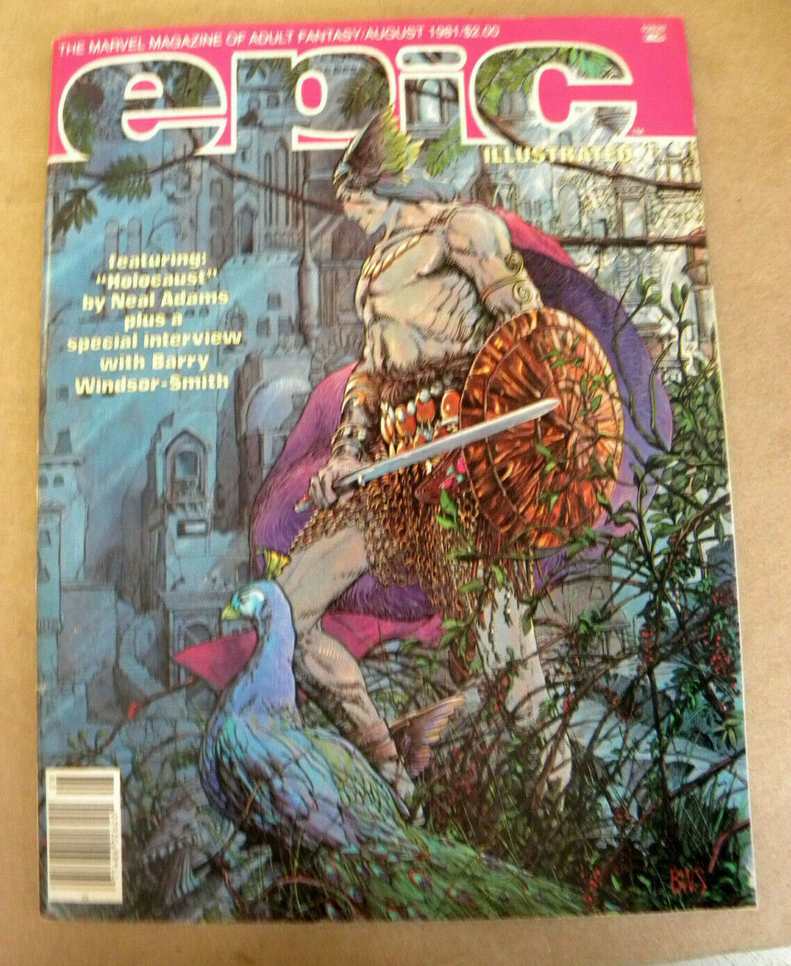 Marvel 1981 EPIC ILLUSTRATED Magazine 7 Barry Windsor-Smith Neal Adams zm VF+