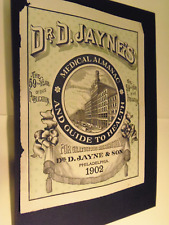 Dr. D. Jayne's Medical Almanac Cover and Pocahontas Inside Cover Advertisement picture