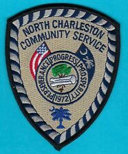 NORTRH CHARLESTON SOUTH CAROLINA POLICE COMMUNITY SERVICE SHOULDER PATCH picture