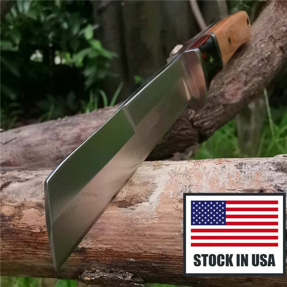 Outdoor Hunting Field Survival Camping Tactical Hunting Steel Fixed Knife
