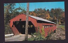 Old Vintage Postcard Taftsville Covered Bridge Vermont VT picture