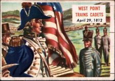 1954 Topps Scoop #121 West Point Trains Cadets C672 picture