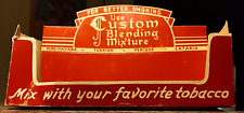 Vintage JOHN WEISERT TOBACCO Custom Blending Mixture Retail COUNTER DISPLAY BOX picture