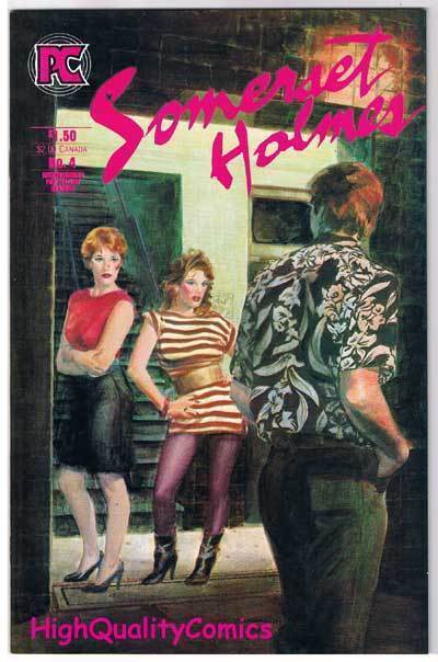 SOMERSET HOLMES #4, NM-, Bruce Jones, Pacific Comics, 1984, more in store
