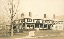 1920s Resort Hotel Starksboro Vermont RPPC Photo Postcard 11573 roadside picture