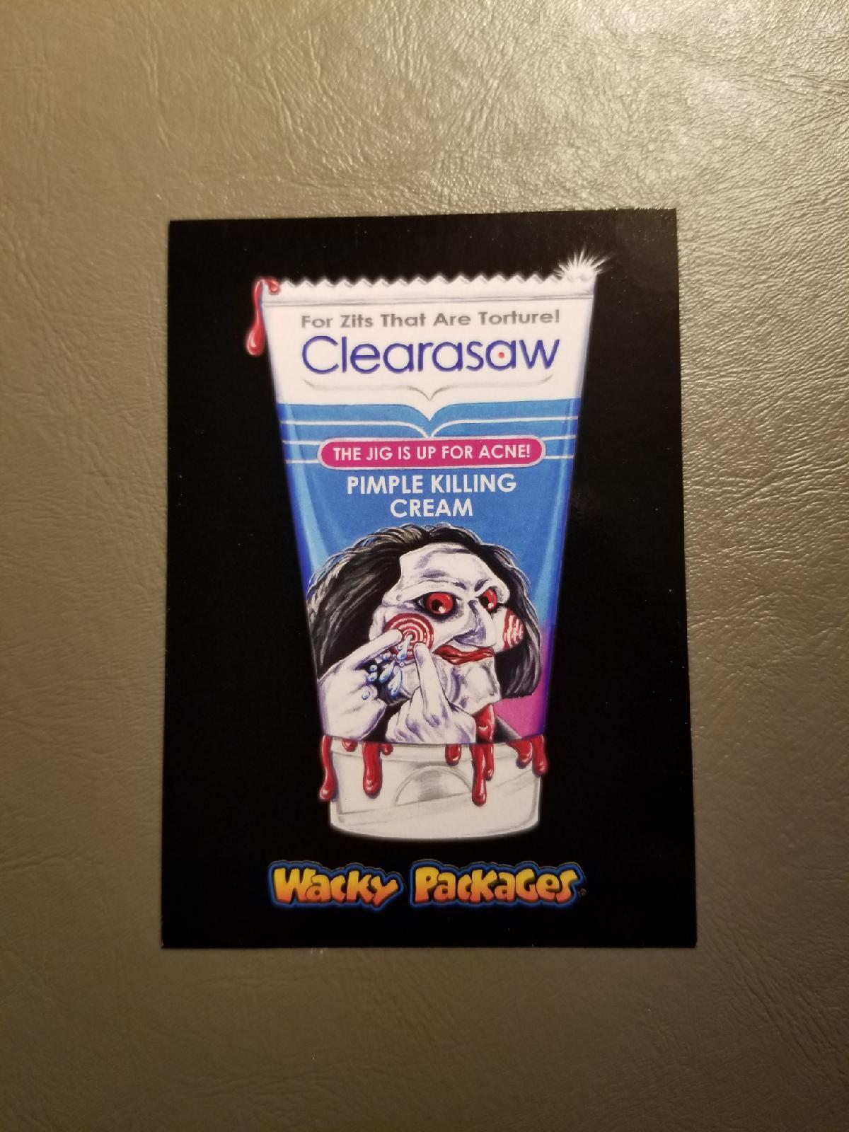 Clearasaw Red Ludlow Back 08/25 2018 Topps Wacky Packages Go to the Movies