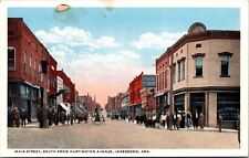 Postcard Main Street South From Huntington Avenue in Jonesboro, Arkansas~2869 picture