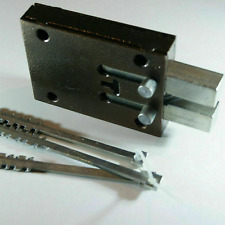 Lock Steel, Turn 90°, Two Clamps, Crossbar, For Door, Gate, Safe, 3pcs Keys * picture