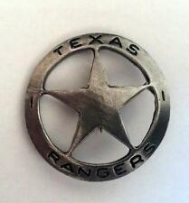 Texas Rangers Star Old West Historic Replica Badge Cast Pewter Made In The USA picture
