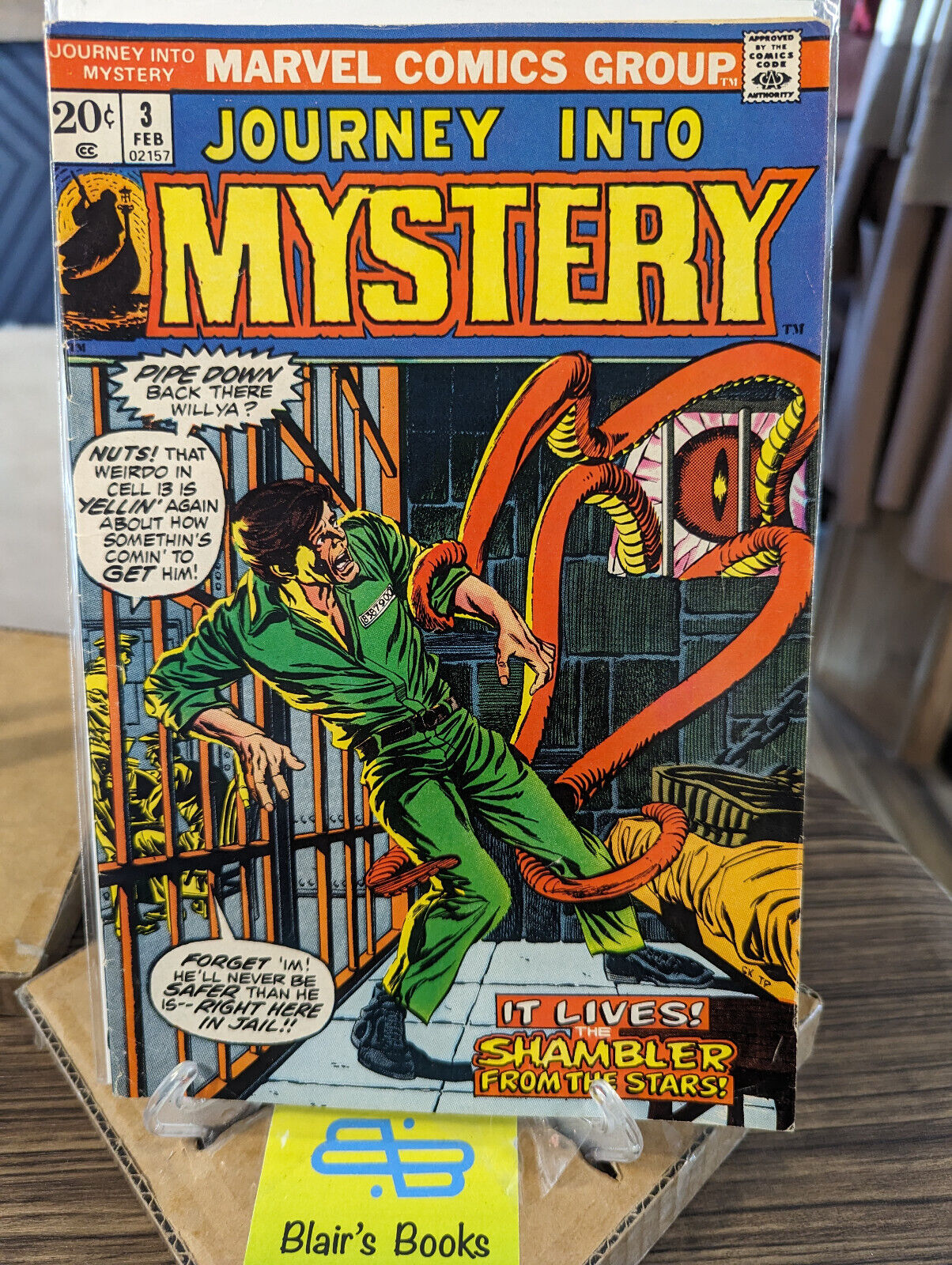 BRONZE AGE Marvel JOURNEY INTO MYSTERY #3 [1973] 7.5-8.0; Steranko Art, Stan Lee