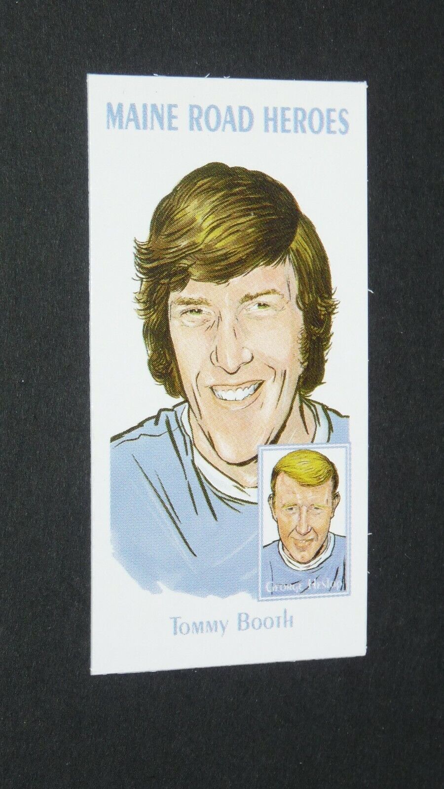 2003 PHILIP NEILL CARD FOOTBALL MANCHESTER CITIZENS MAINE ROAD #5 BOOTH HESLOP