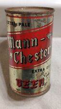 1950s MANN-CHESTER, 1-sided, Flat top beer can, Maier, Los Angeles California picture