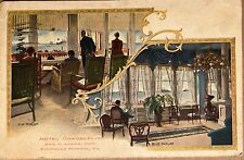 Fort Monroe Hotel Chamberlin Interior Parlors Virginia Antique Postcard c1910 picture